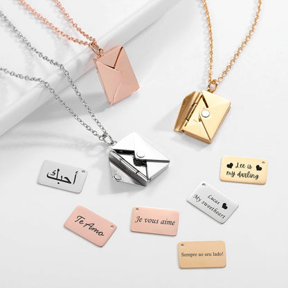 Medaillon mit Liebesbrief - Personalisiert